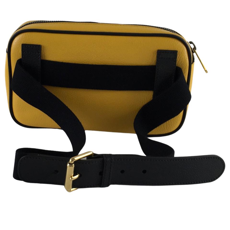 Gucci Men's Waist Bag Belt - Yellow, Size M, Centennial Music Edition