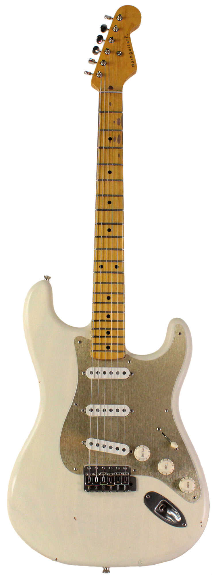 Nash S-57 Guitar, Mary Kaye White, Gold PG, Light Aging