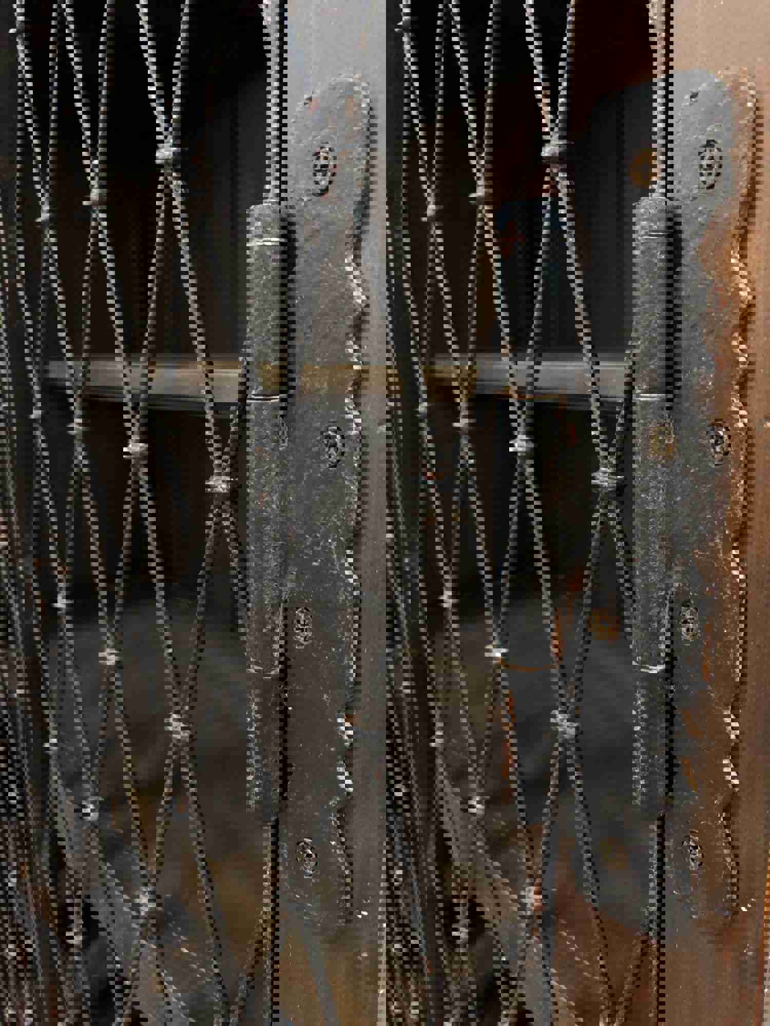 Sonoma 35 Mahogany & Iron Wine Cabinet - Cocoa