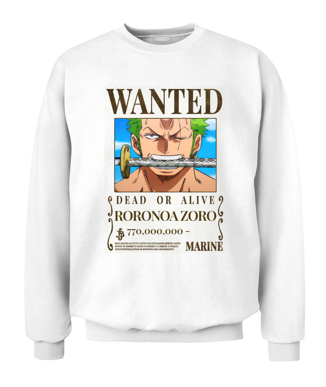 Zoro Wanted Custom Graphic Apparel - Unisex Classic Fit T-Shirt