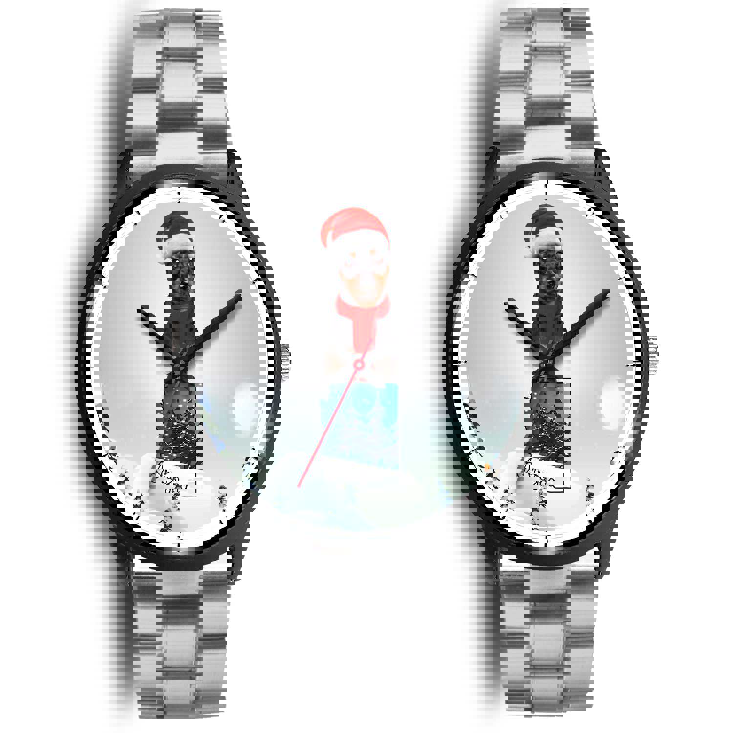 Miniature Pinscher Arizona Christmas Special Wrist Watch