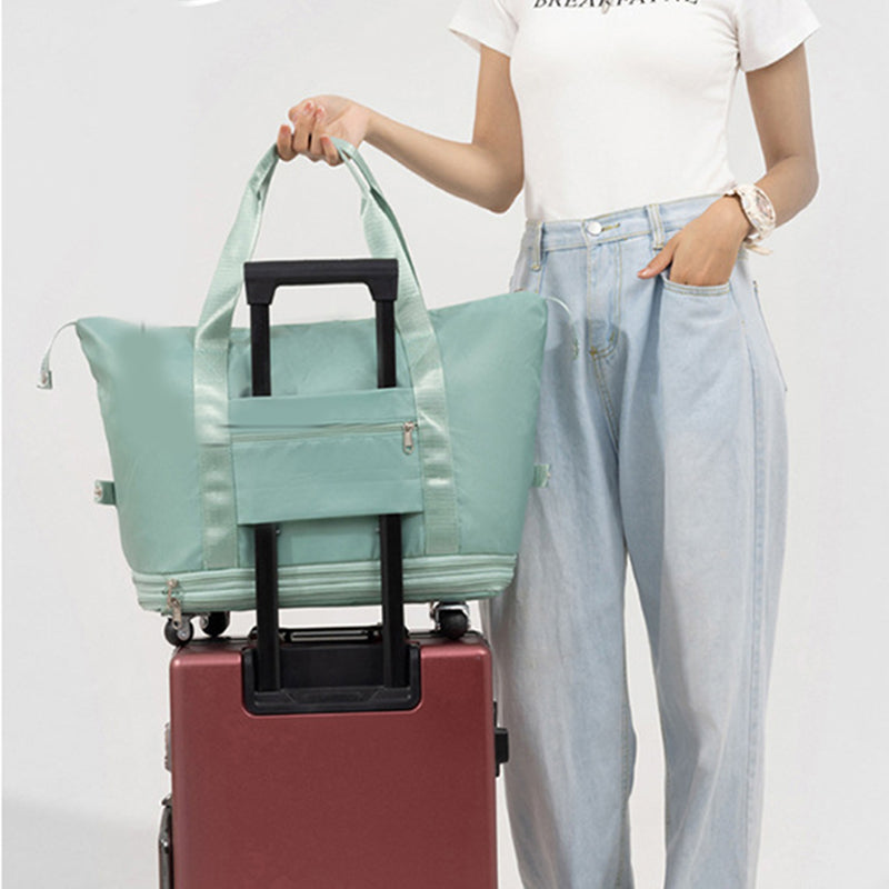 New Universal Wheel Travel Bag With Double-layer Dry And Wet Separation