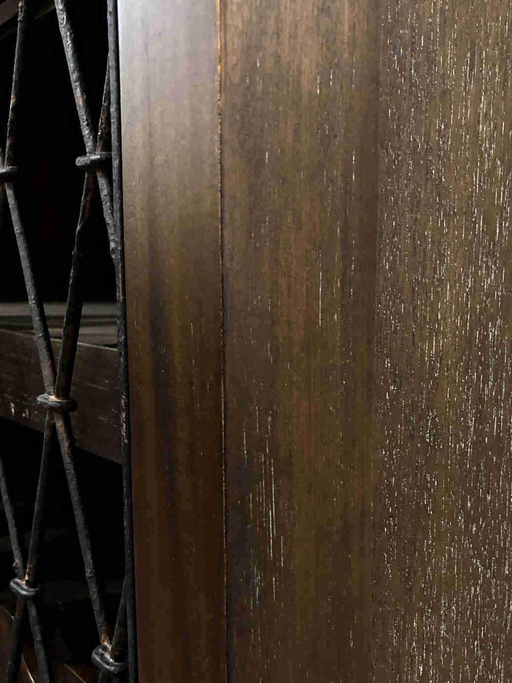 Sonoma 35 Mahogany & Iron Wine Cabinet - Cocoa