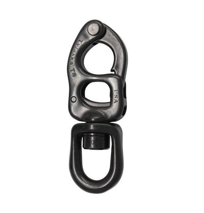 Tylaska 2 15/16 T12 Standard Bail Snap Shackle with Black Oxide Finish