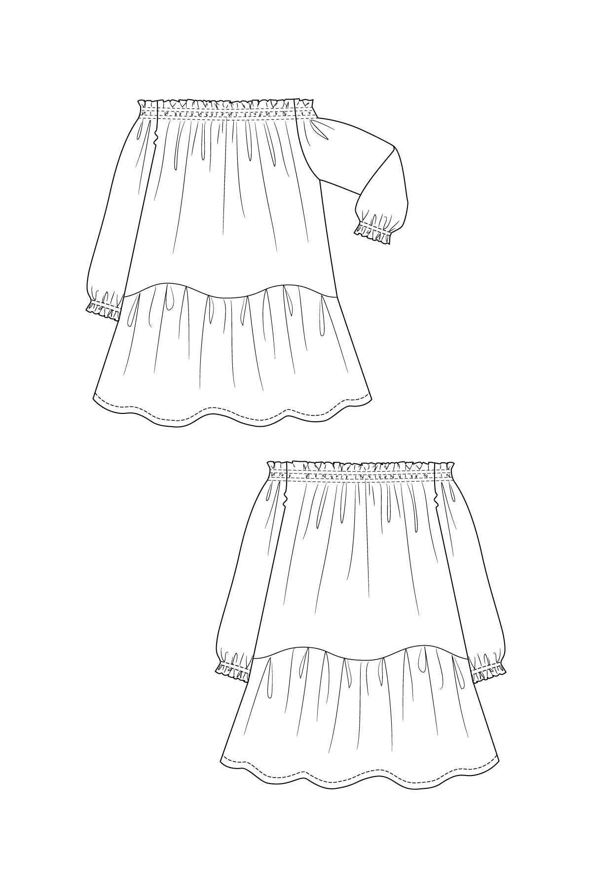Named Clothing Ilma Smock Dress or Top Digital PDF Pattern