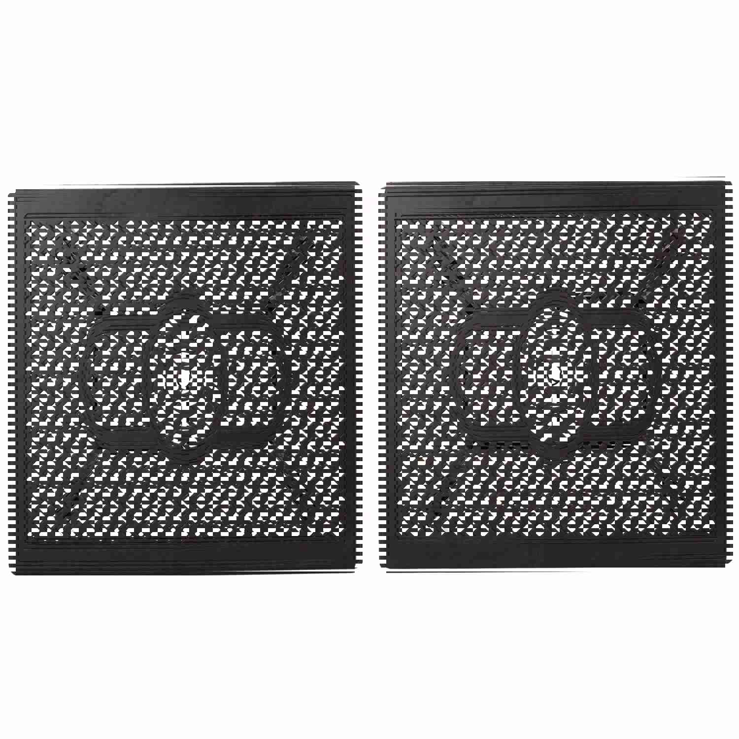 Fonzo Outdoor Bronze Cast Aluminum Rectangular Dining Table