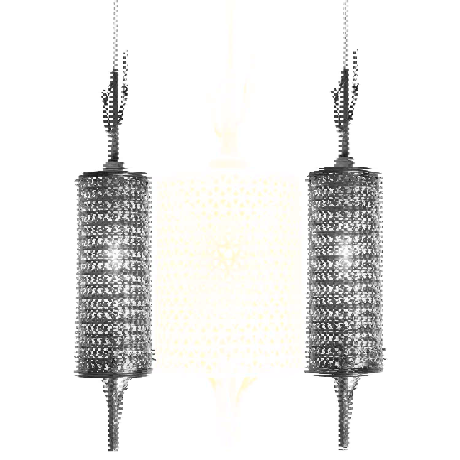 Treefold 1-Lt Mini Pendant - Steel