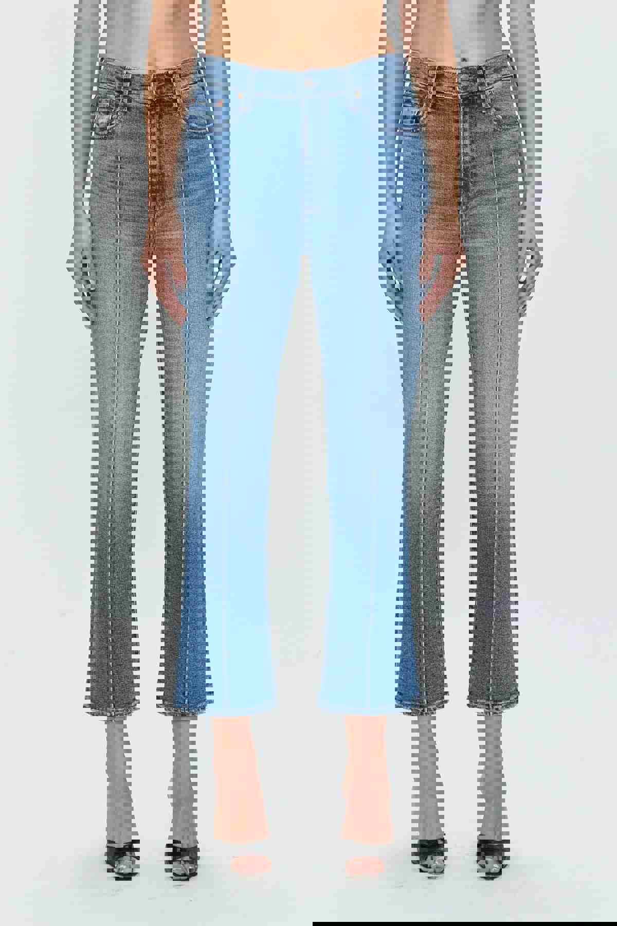 PIS LENNON HIGH RISE BOOT in ESSENCE - Comfort Stretch Denim Jeans