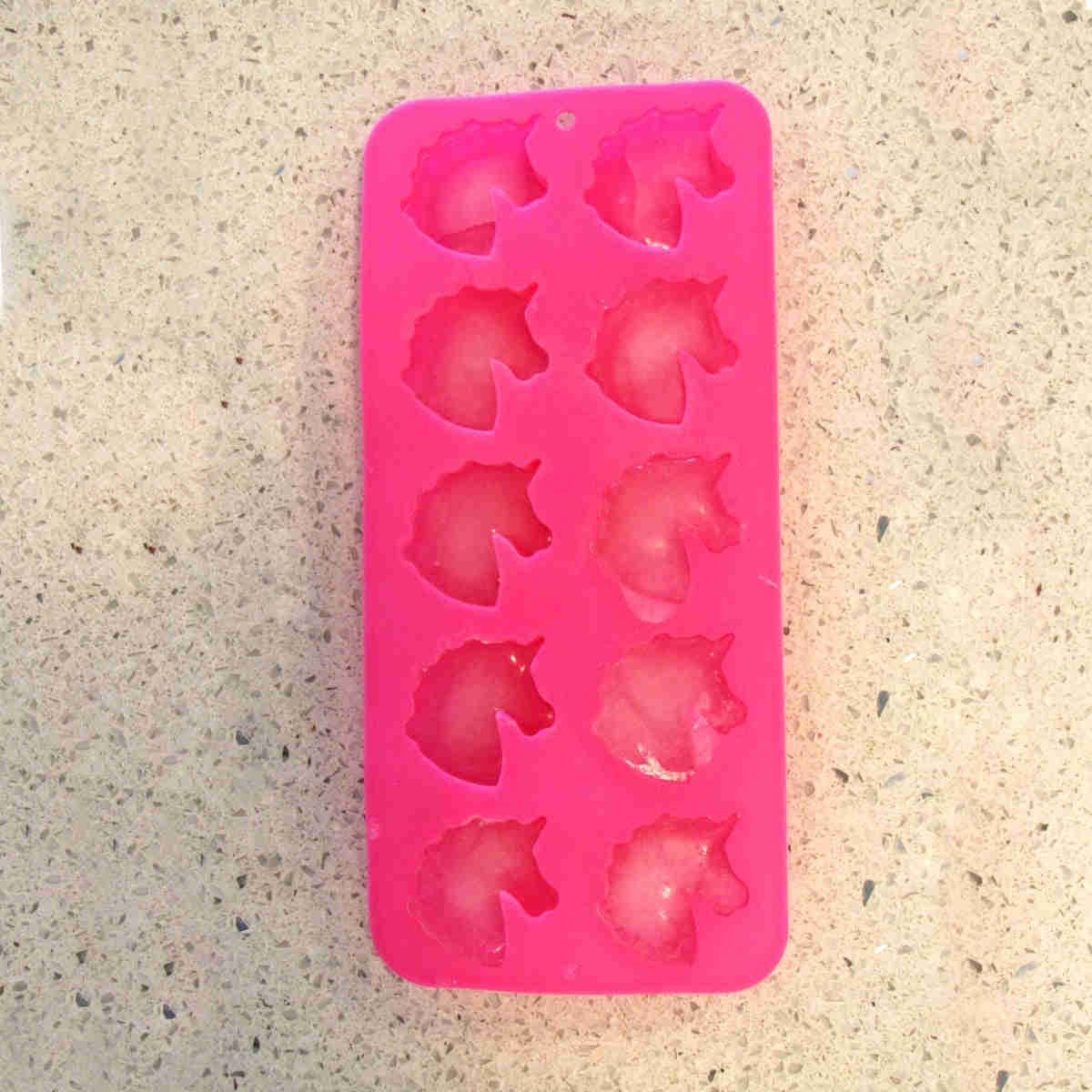 Silicone Unicorn Drink Ice Cube Gummy Mold Freezer Tray Hard Candy Edibles Maker