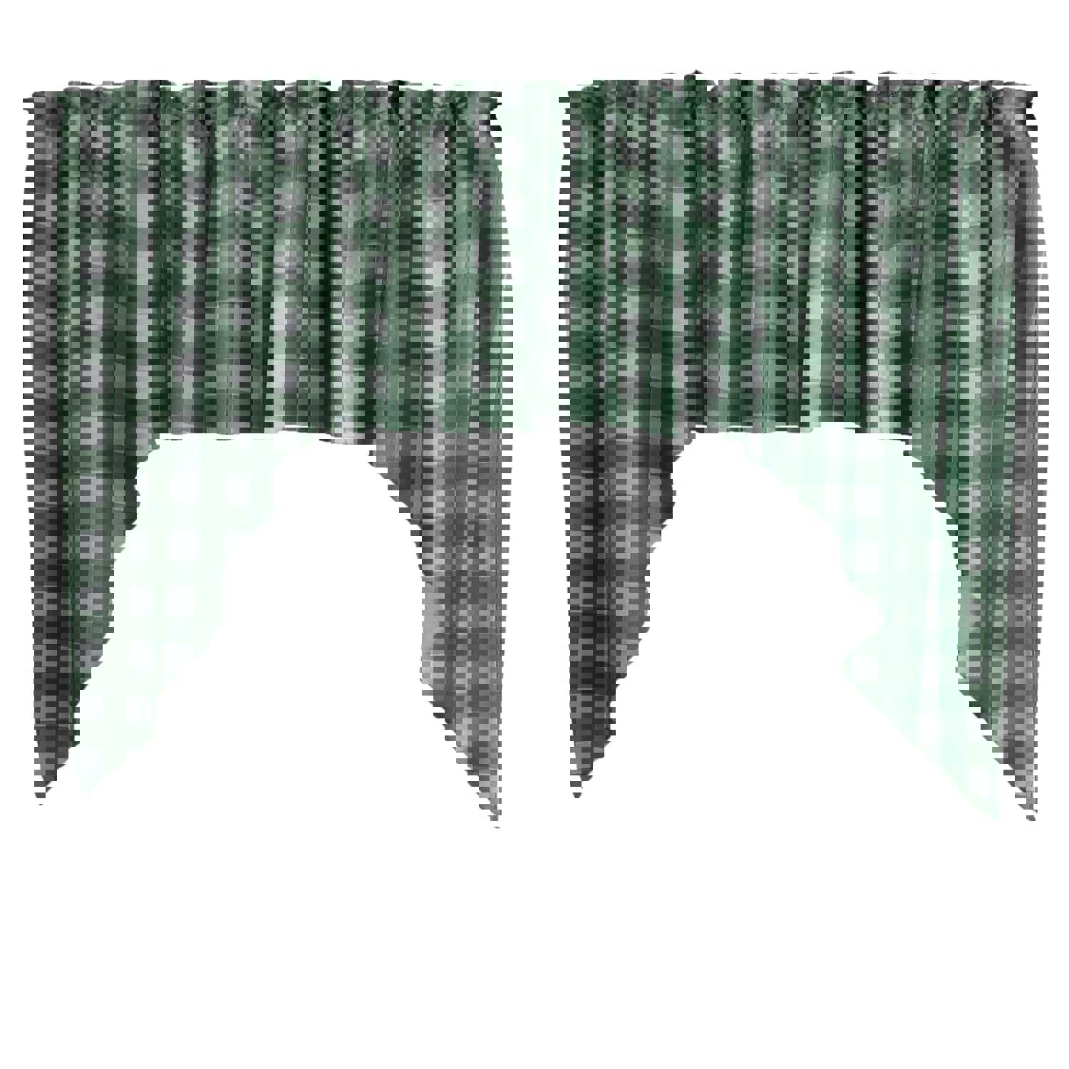 Swag Valance Cotton Gingham Checkered Print 58 Wide / 36 Tall