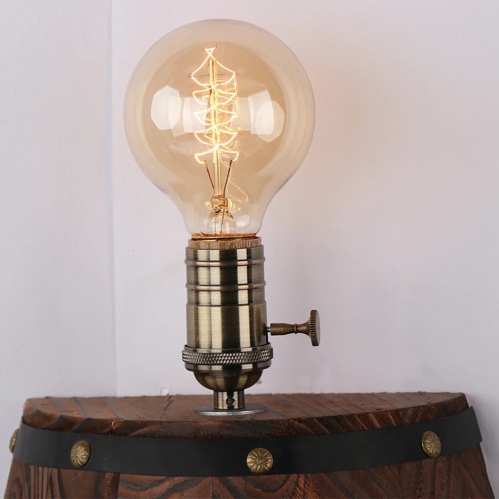MIRODEMI® American Vintage Country Wine Barrel Wall Lamps for Restaurant, Kitchen, Bar