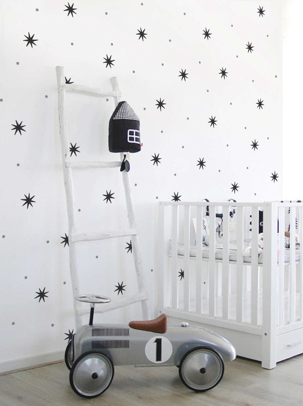 Star Dot Wall Decal - Customizable Home Decor
