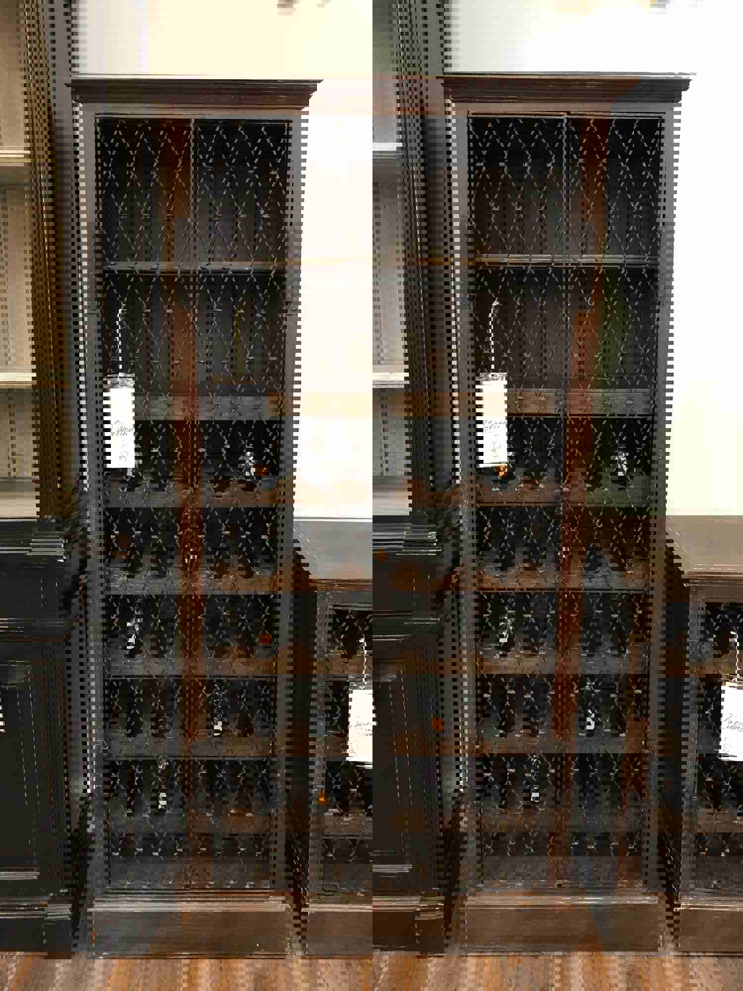 Sonoma 35 Mahogany & Iron Wine Cabinet - Cocoa