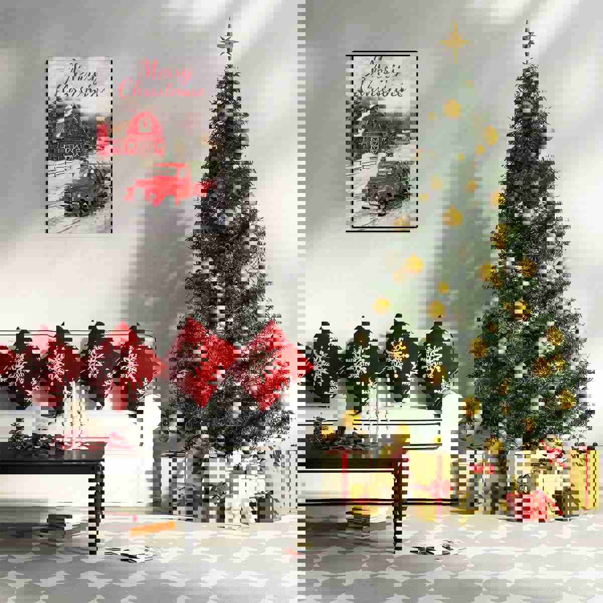 PJOESL 6 Pack Christmas Diamond Painting Kits for Adults - DIY 5D Full Round Drill Crystal Rhinestone Art