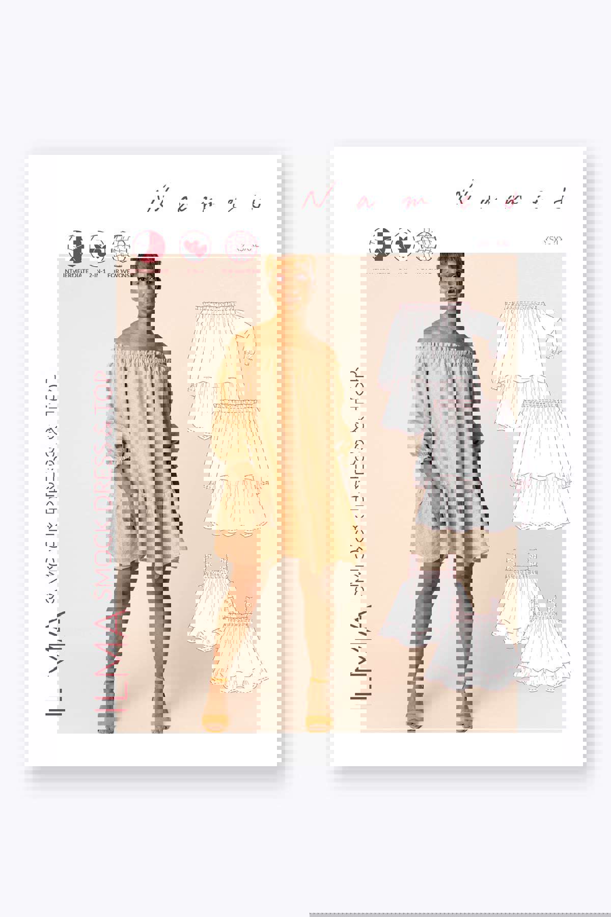 Named Clothing Ilma Smock Dress or Top Digital PDF Pattern