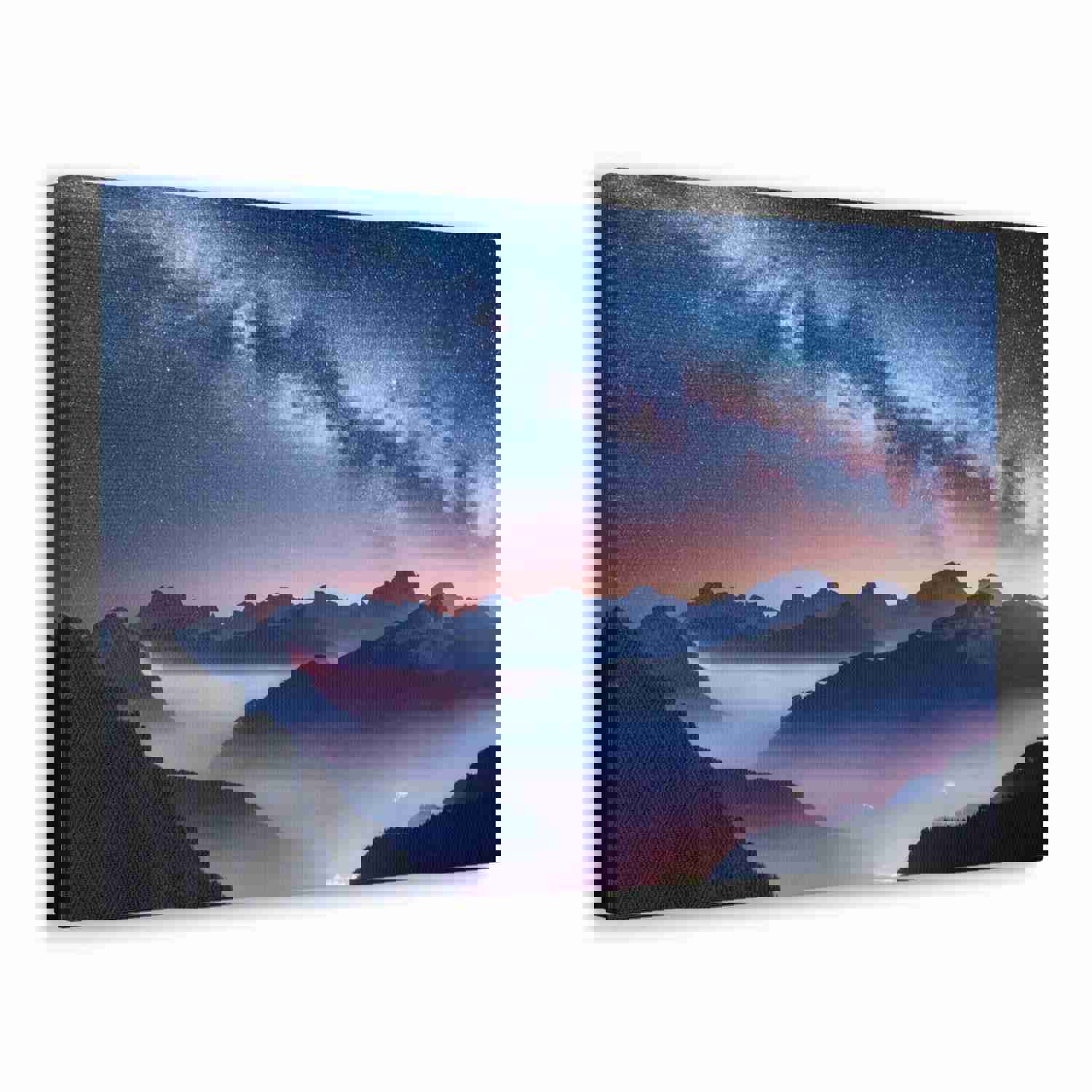 Nature Wilderness Night Sky Photography Canvas Wall Art for Home Decor Ready-to-Hang