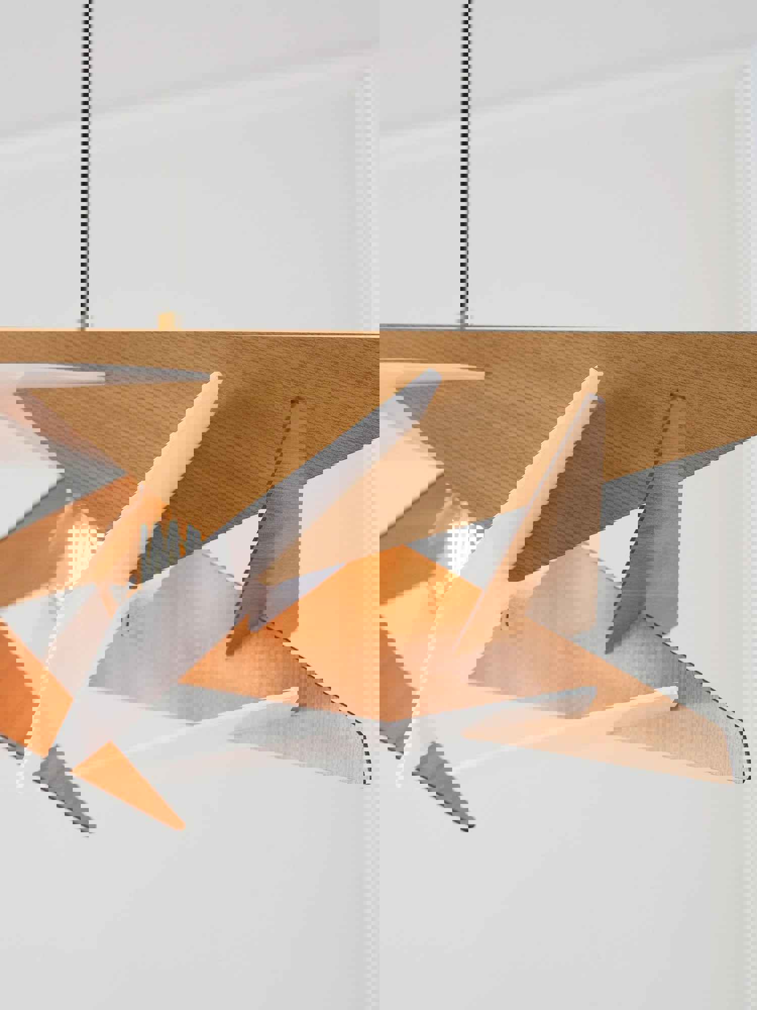 Geometric Pendant Light - Modern Industrial Design