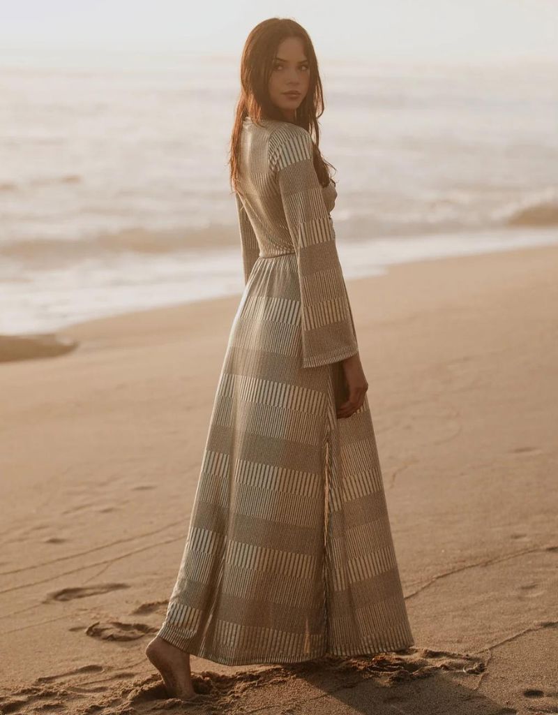 Nightcap Clothing Starlit Cutout Gown in Gold