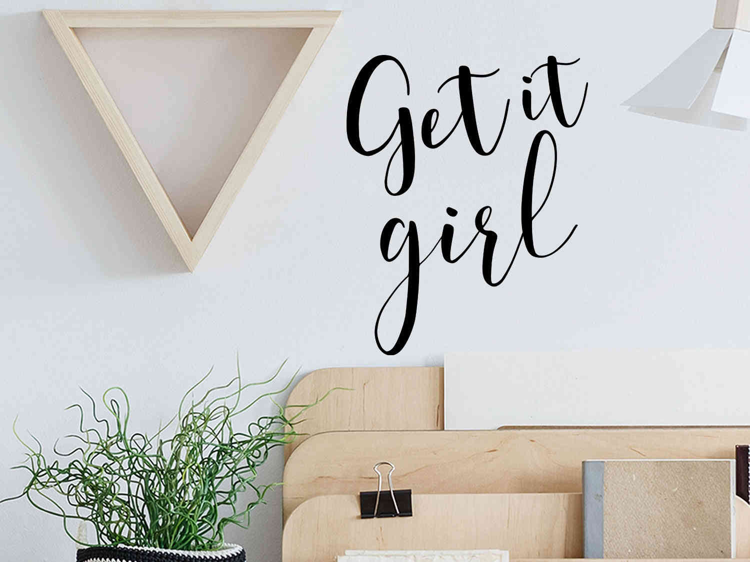 Get It Girl | Office Wall Decal