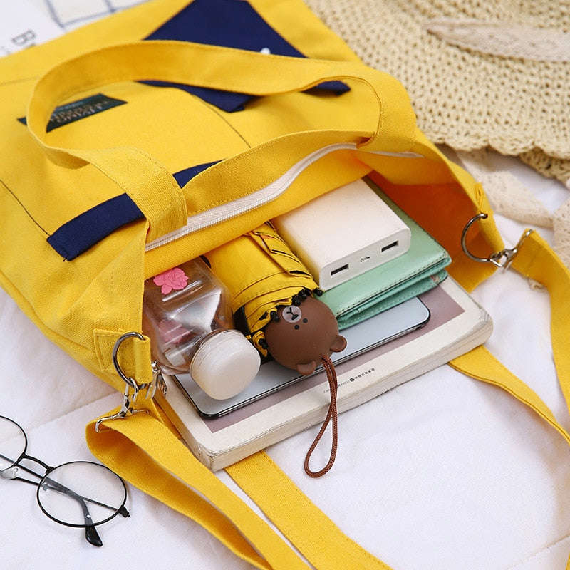 Large Capacity Women Handbag - Casual Cartoon Tote Shoulder Bag