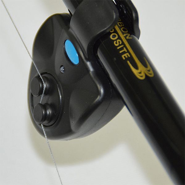 Universal Fishing Alarm with LED Light and Sound Alert for Fishing Rods