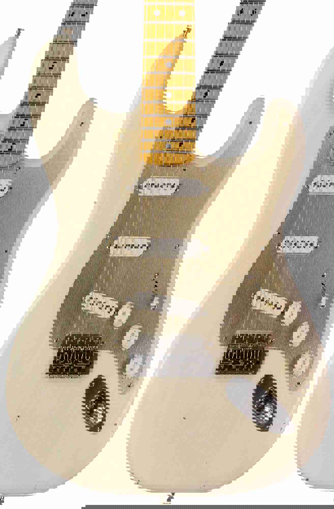Nash S-57 Guitar, Mary Kaye White, Gold PG, Light Aging