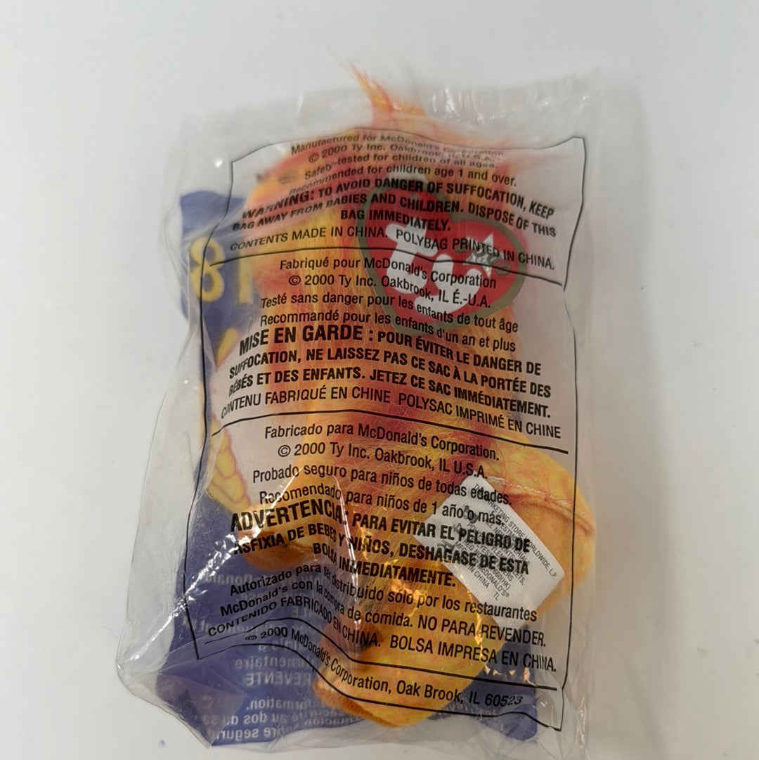 TY McDonalds Bushy The Lion Beanie Babies Sealed 2000 Collectible Toy Happy Meal