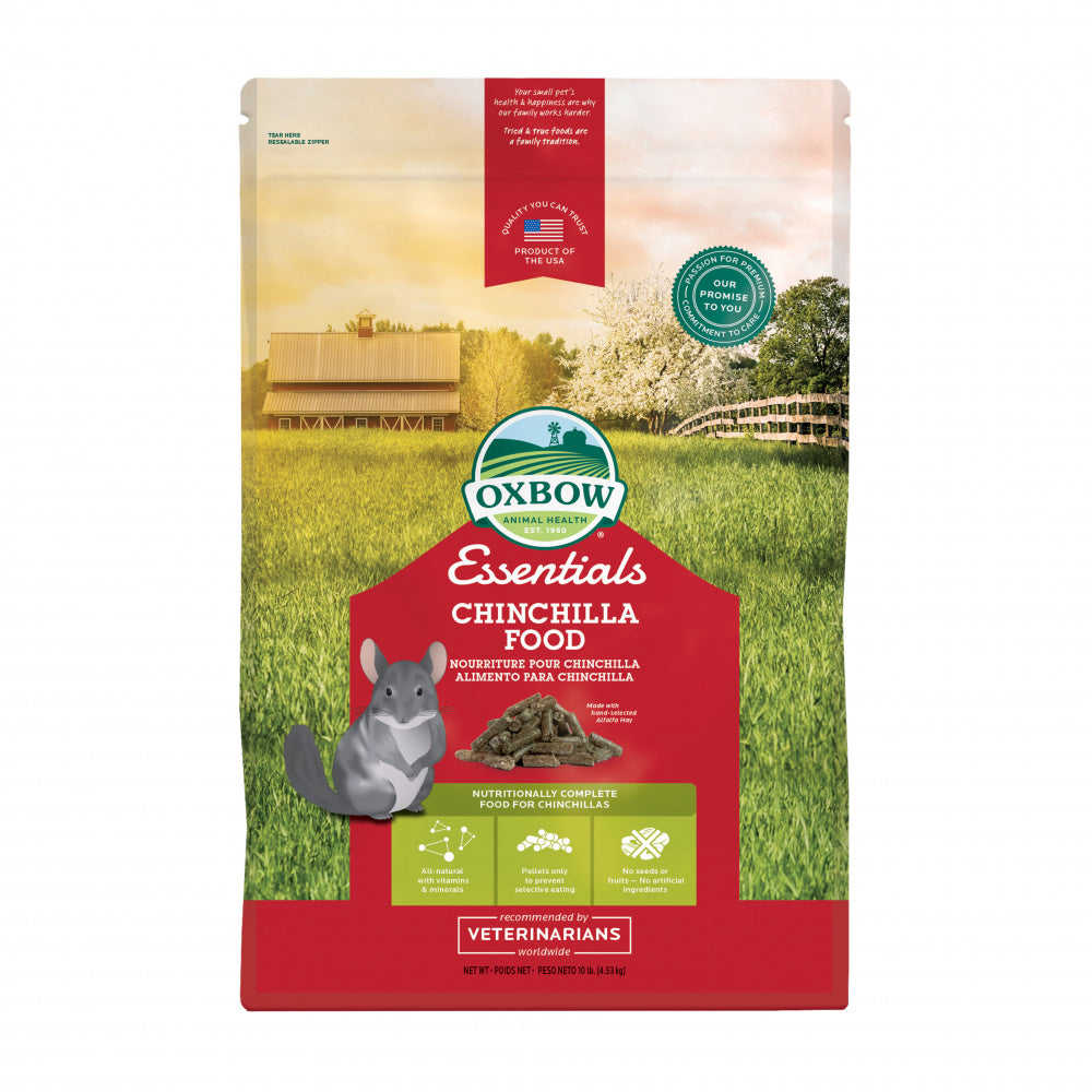 Oxbow Animal Health Essentials Chinchilla Food - All Natural Nutrition for Chinchillas