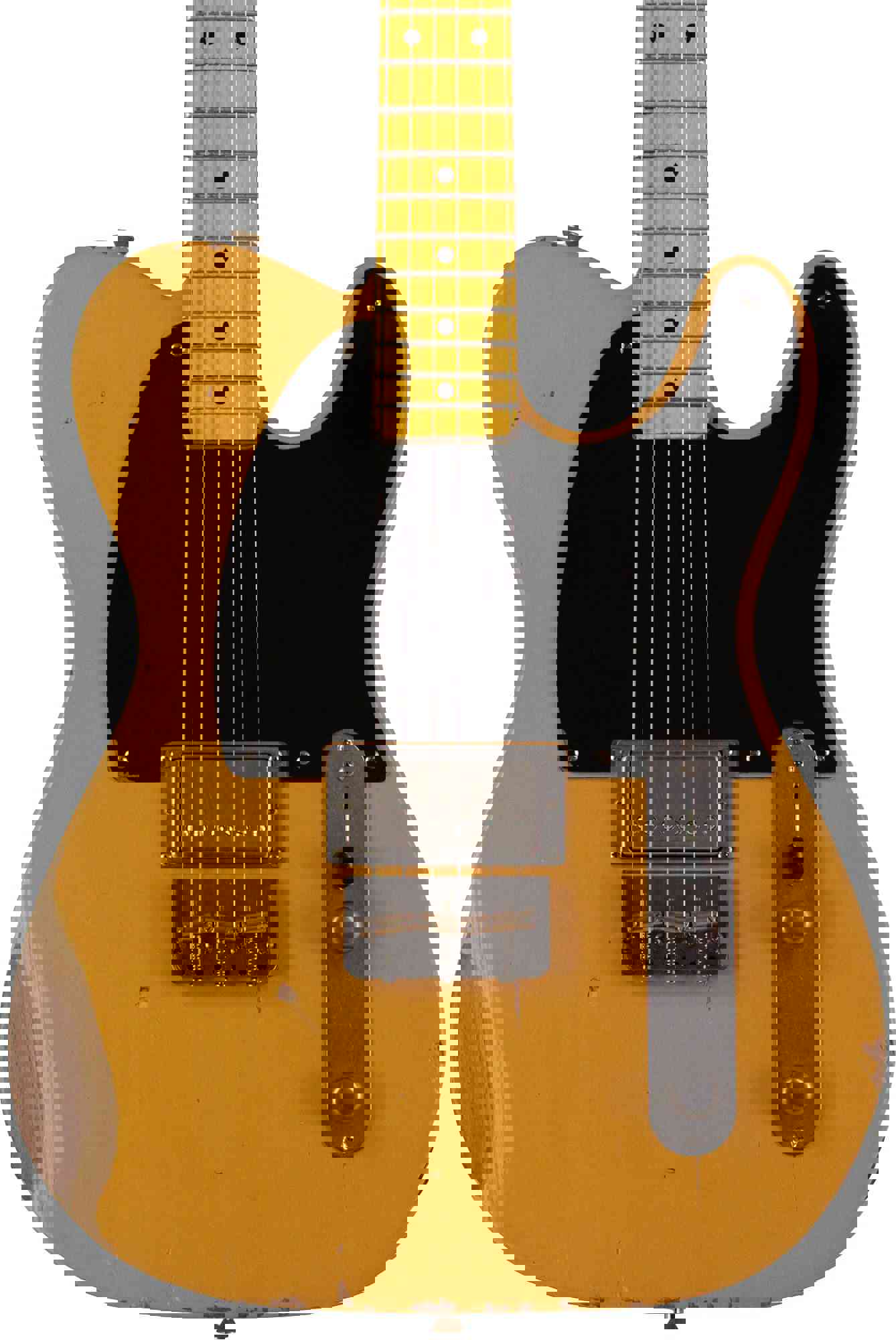 Nash E-1HB Guitar, Butterscotch Blonde, Medium Aging