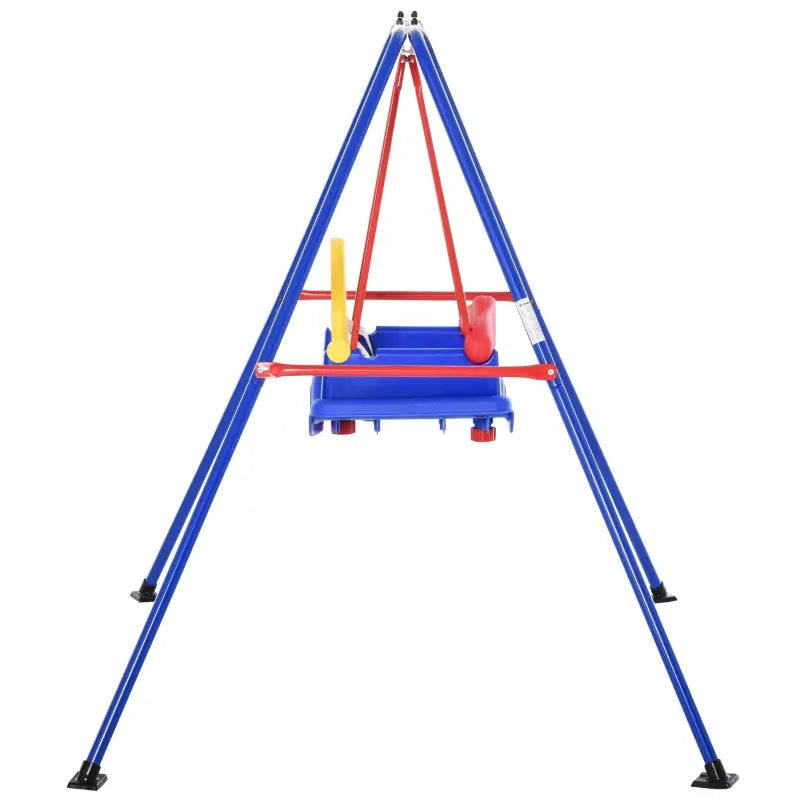 Outsunny Children's Outdoor Ninja Activity Set with Monkey Bars, Swing, and Climbing Rope