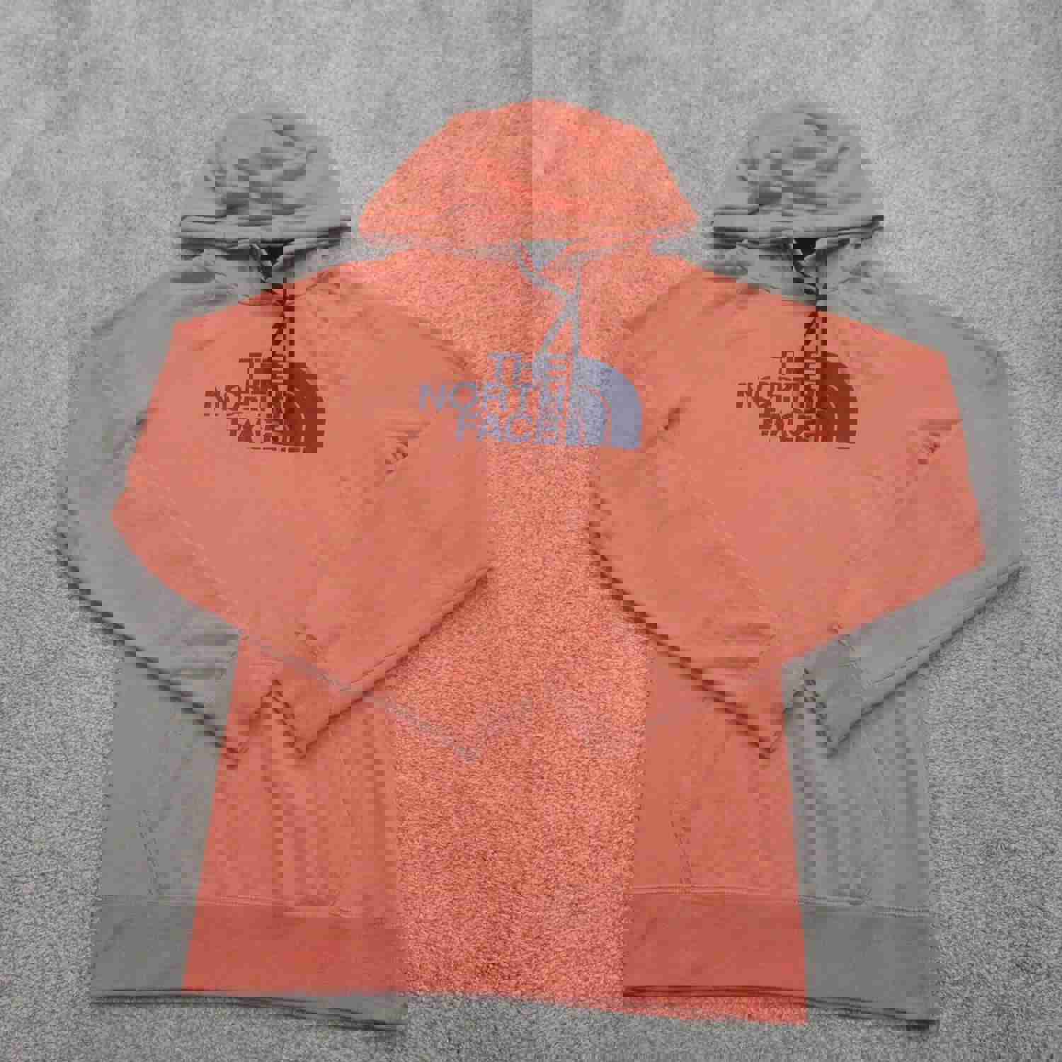 The North Face Women's Light Peach Hoodie Sweatshirt Size M