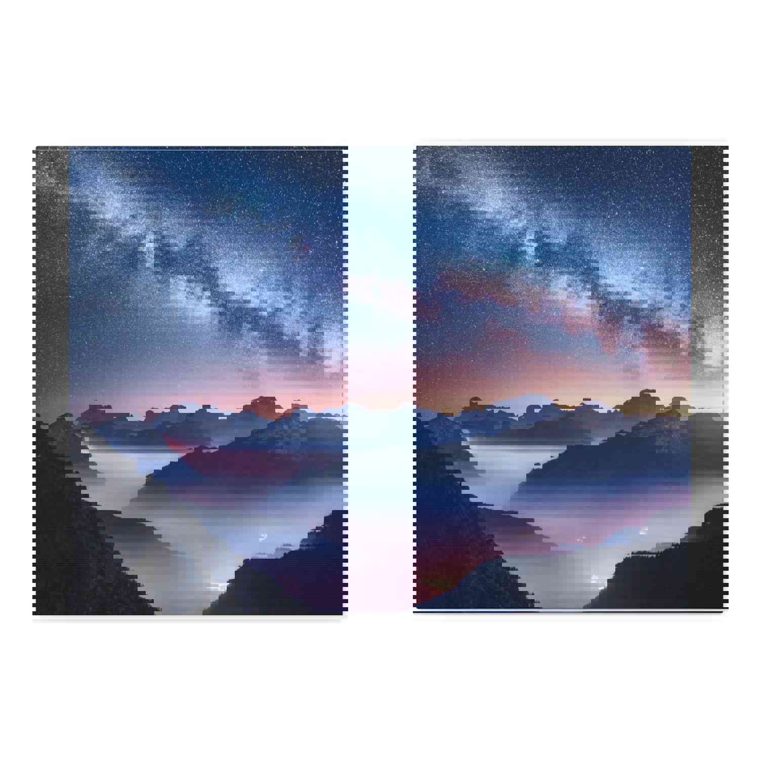 Nature Wilderness Night Sky Photography Canvas Wall Art for Home Decor Ready-to-Hang