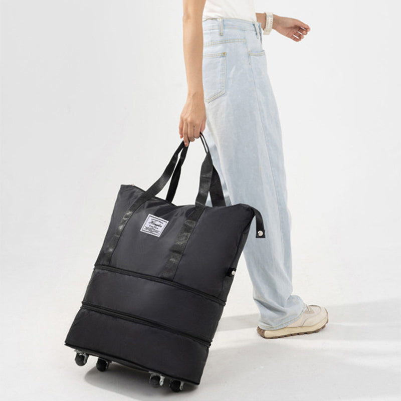New Universal Wheel Travel Bag With Double-layer Dry And Wet Separation
