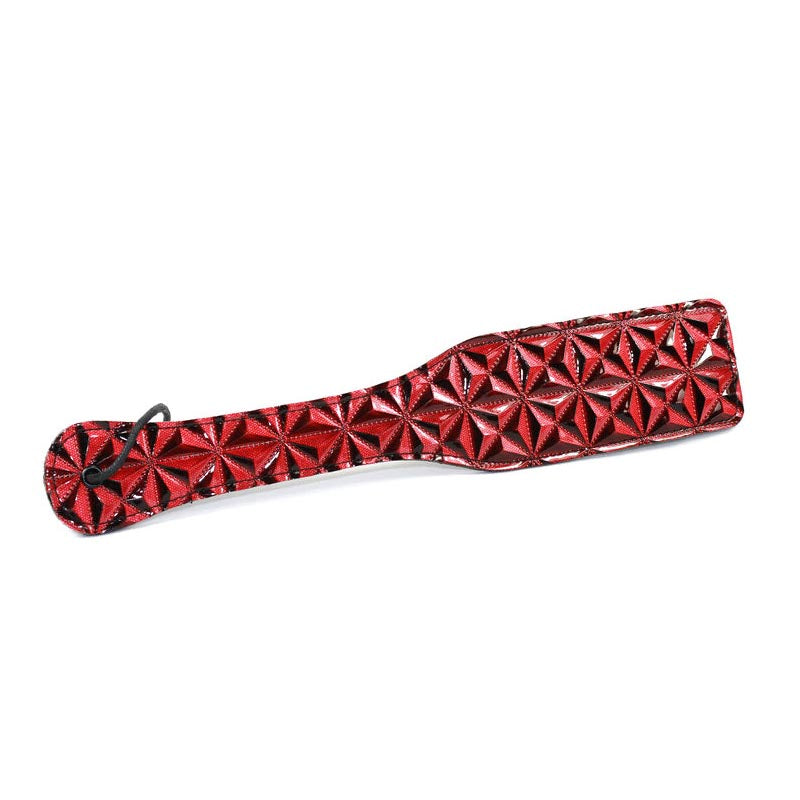 Diamond Pattern Leather Hand Pat Adult Passion Toy
