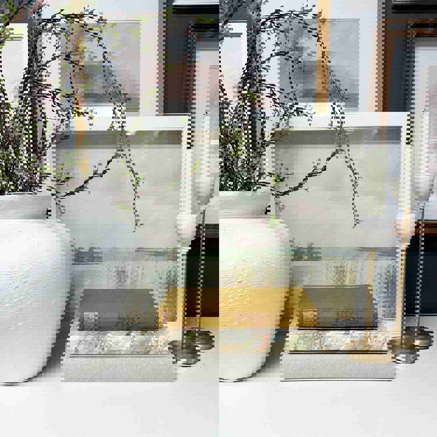 Yellow Decorative Books for Shelf Decor