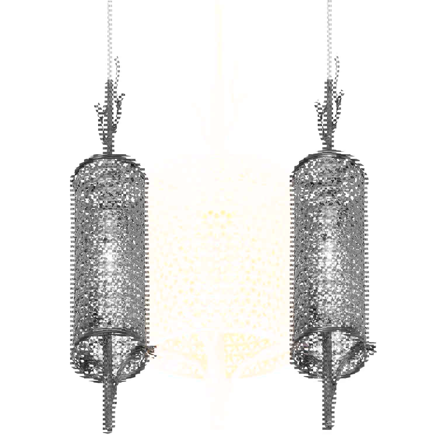 Treefold 1-Lt Mini Pendant - Steel
