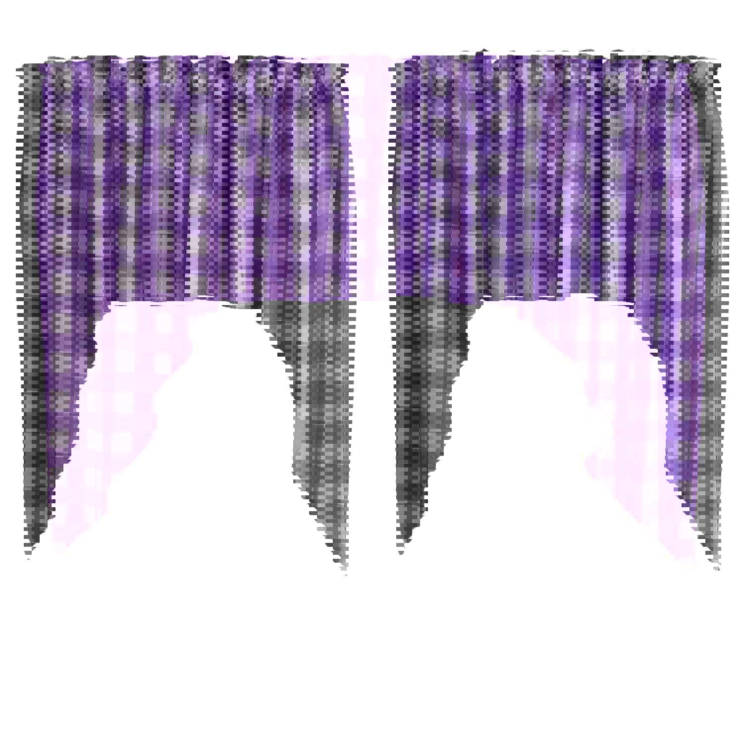 Swag Valance Cotton Gingham Checkered Print 58 Wide / 36 Tall