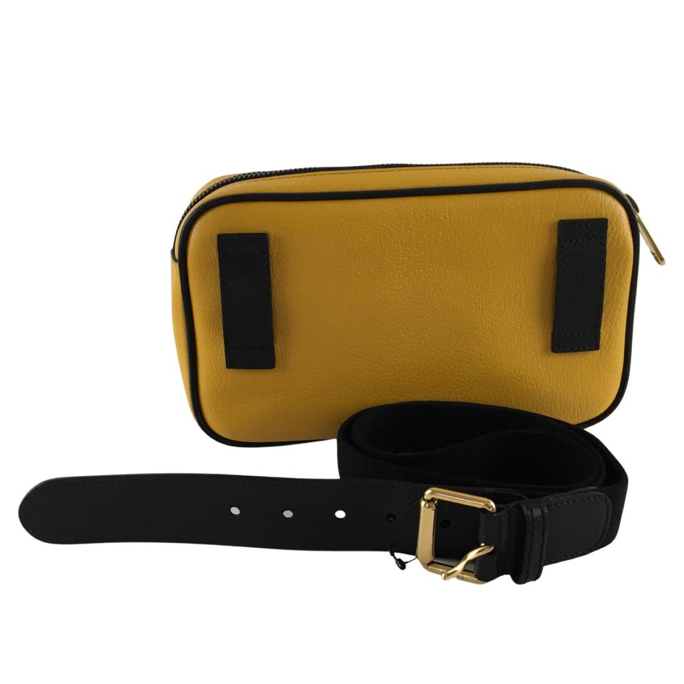 Gucci Men's Waist Bag Belt - Yellow, Size M, Centennial Music Edition