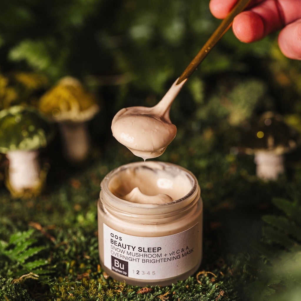 Beauty Sleep Snow Mushroom + C & A Overnight Brightening Mask
