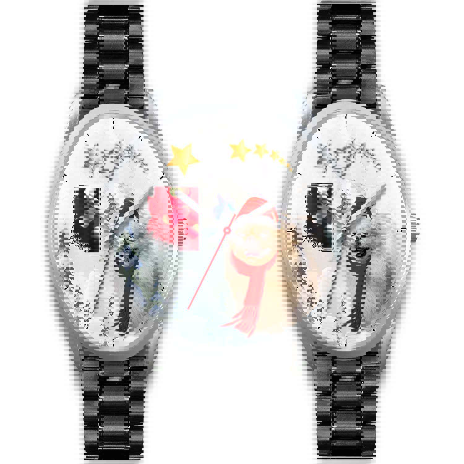 Pekingese Dog Arizona Christmas Wrist Watch - Stylish Custom Design for Men & Women