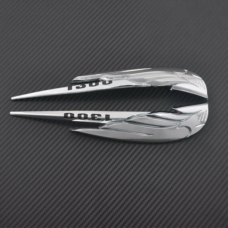HONDA VTX1300 VTX 1300 C R S T Chrome ABS Fuel Gas Tank Emblem Badge Decoration 3D Decals Stickers