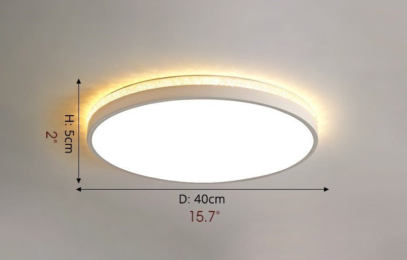 MIRODEMI® Minimalist Round Ceiling Light For Living Room, Bedroom, Kitchen