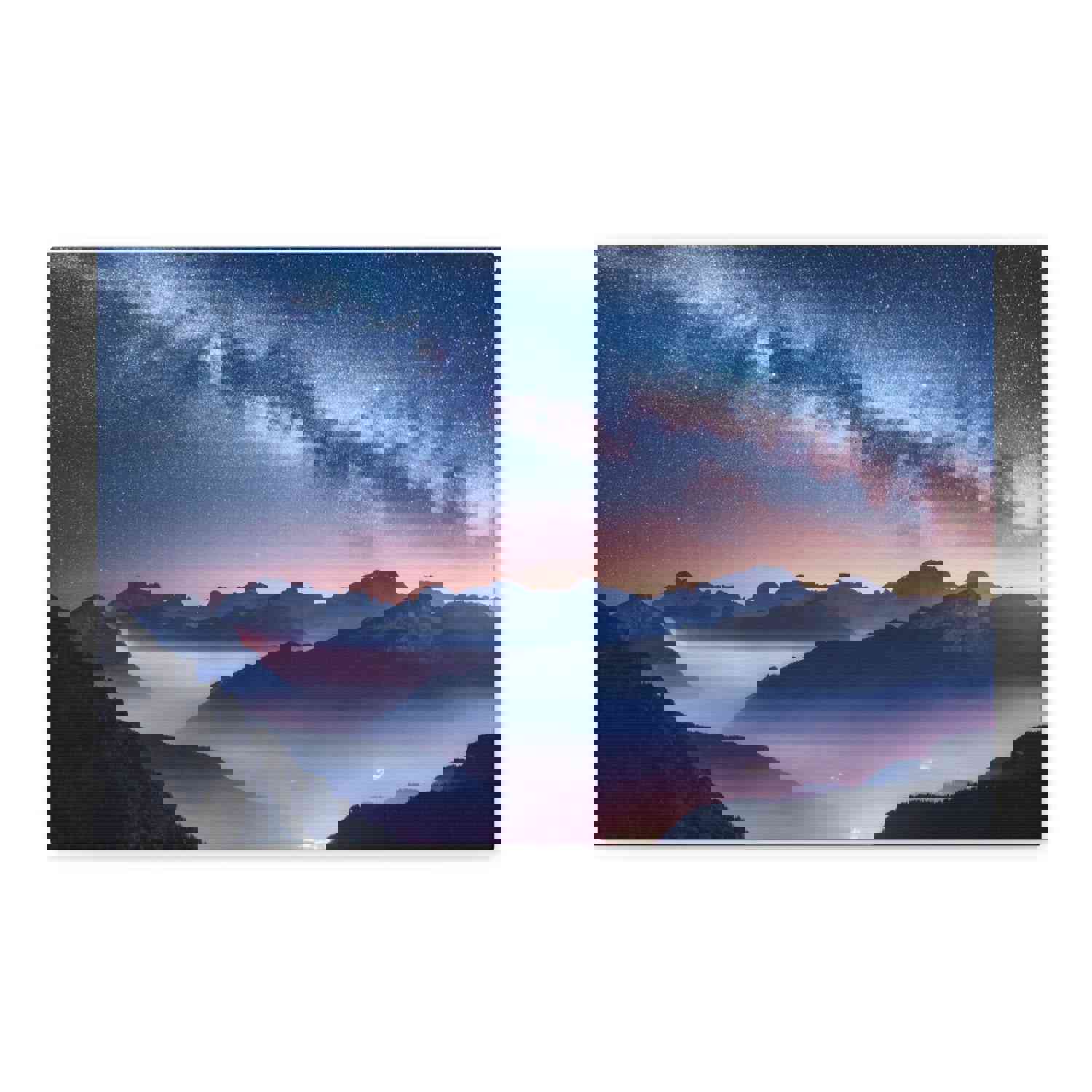 Nature Wilderness Night Sky Photography Canvas Wall Art for Home Decor Ready-to-Hang