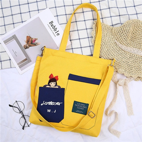 Large Capacity Women Handbag - Casual Cartoon Tote Shoulder Bag