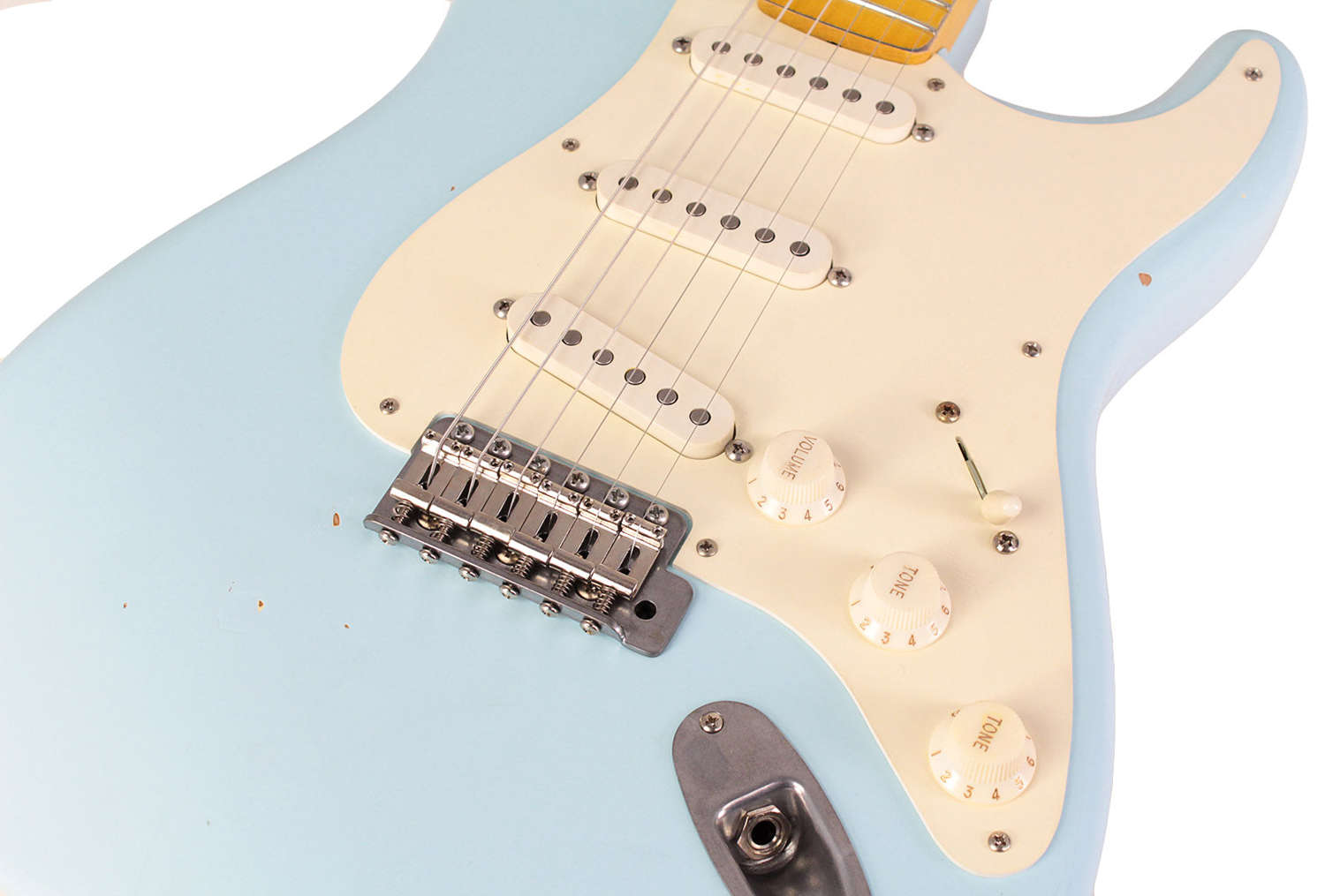 Nash S-57 Guitar, Sonic Blue, Light Aging