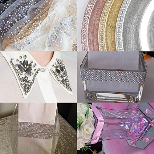 Gartful 2790 PCS Clear Self Adhesive Rhinestone Stickers for DIY Crafts, Wedding, and Decor