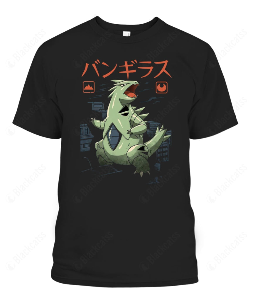 PKM Tyranitar Rock Kaiju Custom Graphic T-Shirt