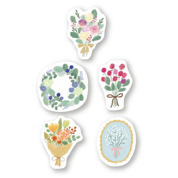 Flake Stickers - Dried Flowers (20pcs, Limited Edition)