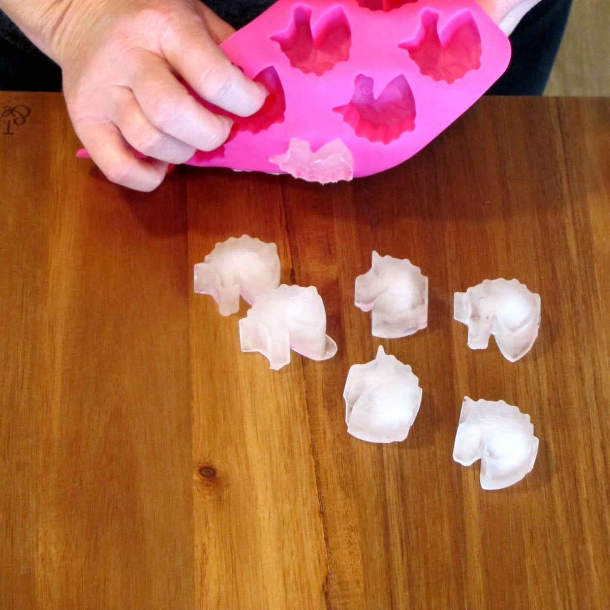 Silicone Unicorn Drink Ice Cube Gummy Mold Freezer Tray Hard Candy Edibles Maker