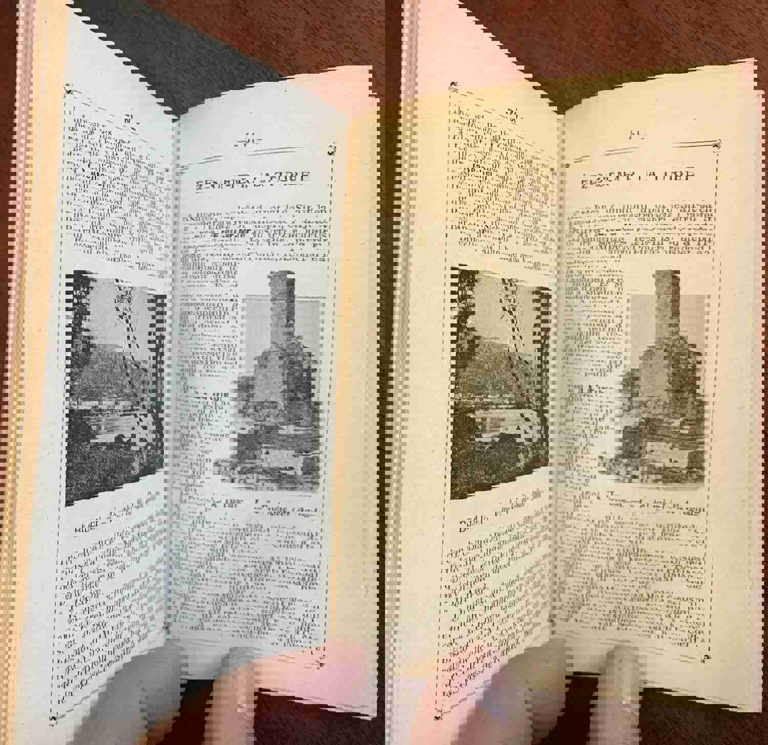 Nice France Cannes Menton c. 1890s Illustrated Tourist Guide Book with City Map